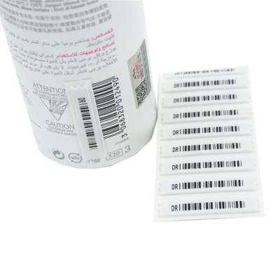 AM 58khz Adhesive Security Labels 58khz DR Labels Dummy Barcode Security Label